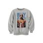 BANG TIDY CLOTHING Men Sweatshirt Tupac Shakur 2 Pac Only God Can Judge Me Now Size: XL Grey (Textiles)