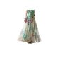 Ferrand ladies chiffon long skirt dress Intricate pattern skirt DWYCCQ02 (Textiles)