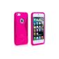 Gizzmoheaven iPhone 5 / 5S Gel Case Silicone rubber S-Line Slim Hard Case Cover for Apple iPhone 5 and 5S - pink (electronics)