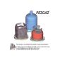 PEZGAZ ® Support on wheels - level indicator remaining gas cylinder