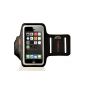 JAMhard bracelet armband for iPhone 5 / 5S / 5C, iPod Touch 5 + Key Holder (Black) - High Quality Running, Training, Sport Case (Wireless Phone Accessory)