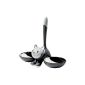 Alessi AMMI09 G Tigrito Bowl Chat Thermoplastic Resin Grey and 18/10 Stainless Steel (Kitchen)