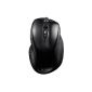 black ergonomic wireless mouse