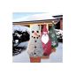Winter protection fleece - 3 Pack - Snowman, Santa Claus and snowflake - winter frost cloth plant protection fleece