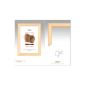 Set of 2 - Setting DRW E - natural - 15x21 cm - wooden frame, picture frame