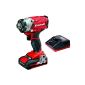 Einhell cordless impact wrench TE CI 18 Li Kit Power-X-Change, 18 V, 1.5 Ah, 140 Nm, charging time about 30 minutes, 3 power LEDs, in case (tool)