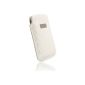 Krusell Coco Leather Case Cover for Samsung Galaxy Ace S5830 White (Electronics)