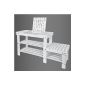 Shoe rack, Kindershuhbank, shoe bench, bench with technical FSR08-W (White)
