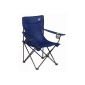 Wehncke 15218 Folding Chair with armrests blue 90x83x53cm (WJ5)