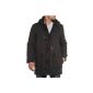 Mzgz - Duffle coat man fashion trend and charcoal gray hoodie (Clothing)