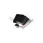 X17 A6 leather fiber material Komplettpakett ModeSkin black - modular individual, flat system (Office supplies & stationery)