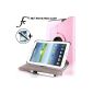 ForeFront Cases® - Synthetic Leather Case with Stand for Samsung Galaxy Tab 7.0 3G + WiFi 3 Smart Case Cover + Stylus and Screen Protector (Electronics)