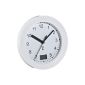 TFA 60.3501 radio bathroom clock with temperature display clock with the highest precision, 4 large suction cups - fixing (household goods)