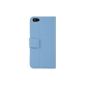 Ultra Slim Pouch Case exclusive pocket with flap / stand positioning for the Apple iPhone 5 (Blue) (Electronics)