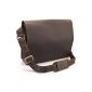 Visconti Hunter Shoulder Bag A4 distressed oiled leather mocha # 18548 (Luggage)