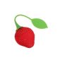 niceeshop (TM) On infuse Tea Strainer Silicone Shaped Strawberry & Decent For The Cup Of Tea, The Tea Pot, etc.
