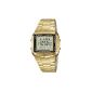 Casio - DB-360GN-9A - Databank - Mixed Watch - Quartz Digital - LCD Dial - Bracelet Gold plated Steel (Watch)