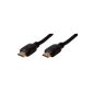 Full HD 1080p HDMI cable gold plated contacts 2m (Electronics)