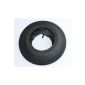 SET tire + tube 400x100 4.80 / 4.00-8 Block profile PR4 documents bearing capacity 300 kg of Stricker-crafts supplies