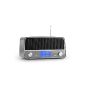Auna Nizza - Radio retro style with DAB + tuner, FM and Bluetooth (AUX input, 2.1, RDS) - Black (Electronics)