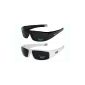 2er Pack Locs sunglasses goggles Sports glasses eyewear available in white and black (Textiles)