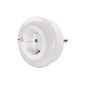 Hama Circle nightlight (power-saving LED orientation and mood lighting with twilight sensor) white (household goods)