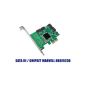 KALEA-COMPUTER © - Card Controller PCI EXPRESS (PCI-E) - 3 4-PORT SATA (SATA III) - CHIPSET 88SE9230 MARVELL - RAID 0/1/10 (Electronics)