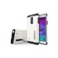 Spigen 4 Slim Case Galaxy Note Armor Shimmery White SGP11128 (Wireless Phone Accessory)