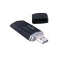 Daffodil LAN02 USB Wireless-N 300Mbps Adapter for Windows 7 / Vista / XP / 2000 Mac and Linux - Wireless high-speed (Electronics)
