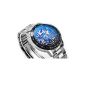 Dopobo Men's Watch - Analog watch - Gold Monvement chiseled - Stopwatch - Stainless Steel Bracelet (Black) (Kitchen)