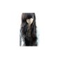 Melody Susie - FP712 high qualitive wig including wig cap and wig comb -. Dark brown / curly (Personal Care)