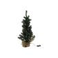 Mini Christmas tree with Jutefuß 60cm Christmas tree