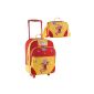 STEFANO children trolley suitcase set of 2 CherryGirl Trolley Bag + Red (Toy)