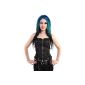 Spin Doctor by Hell Bunny Steampunk Corset Top (Black) (Textiles)