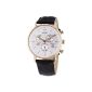 Haas & Cie Men's Watch Chronograph Vitesse quartz leather MFH211RSA (clock)