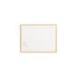 MOB whiteboard magnetic board - 60x45cm - for home and office, magnetic, with wooden frames (Office supplies & stationery)