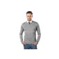 VB Sweater - classic, knitted collar with V-shaped, narrow cut (Clothing)