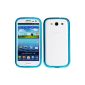 AVANTO BLADE Aluminum Bumper Case Case Case Back Cover for Samsung Galaxy S3 GT-I9300 / GT-I9305 LTE - turquoise (Electronics)