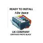 10x with compatible HP 364XL chip Two COMPLETE CARTRIDGE INK HP364.  DESKJET 3070A, 3520 OFFICEJET 4610, 4620, 4622 PHOTOSMART: B8550, B8553, B8558, C5324, C5370, C5373, C5380, C5383, C5388, C5390, C5393, C6300, C6324, C6340, C6350, C6380, C6383, D5445, D5460, D5463, D5468, D7560, B109, B110a, B111, B209, B210, B211, C309, C310, C410 5510th, 5515th, 5520, 5524, 6510, 6520, 7510, 7520 ALL IN ONE, MORE OTHERS.  INCLUDES 2x (24ml BLACK, cyan, magenta, yellow and photo black while 15ml) (Electronics)