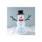 LED Snowman Christmas lights in acrylic 60cm (household goods)