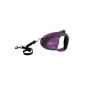 Ferplast Flippy Tech wide retractable cord Leash, Purple Colori (Miscellaneous)