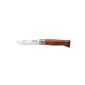 Opinel 226086 Knife No. 8 Deluxe Stainless handle Bubinga (Sport)