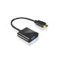 Swees® HDMI to VGA Converter Adapter Black (Electronics)