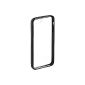 AmazonBasics Transparent case with screen protector for iPhone 5 (black border) (Wireless Phone Accessory)