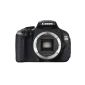 Canon EOS 600D SLR Digital Camera Body Only 18 Mpix Black (Electronics)