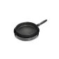 Casino pans Set 24 / 28cm with removable handle induction nonstick stackable (household goods)