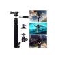 XCSOURCE® extensible Stick + Manfrotto tripod mount adapter for GoPro Hero 3 2 3+ 4 OS011 (Electronics)