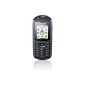 Samsung E2370 mobile phone (4.5 cm (1.77 inch) screen, Bluetooth, VGA camera) Black / Silver (Electronics)