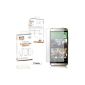 Orzly® - HTC ONE M8 Premium Tempered Glass Protector 0.3 mm - Screen Protector for HTC ONE M8 Smartphone / Mobile Phone - nouvau 2014 Model / Version (Wireless Phone Accessory)