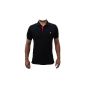 Polo Shirt - Men - 100% Cotton - Satisfaction Guarantee - Short Sleeve - Slim Fit Chest - Black - S, M, L, XL (Clothing)